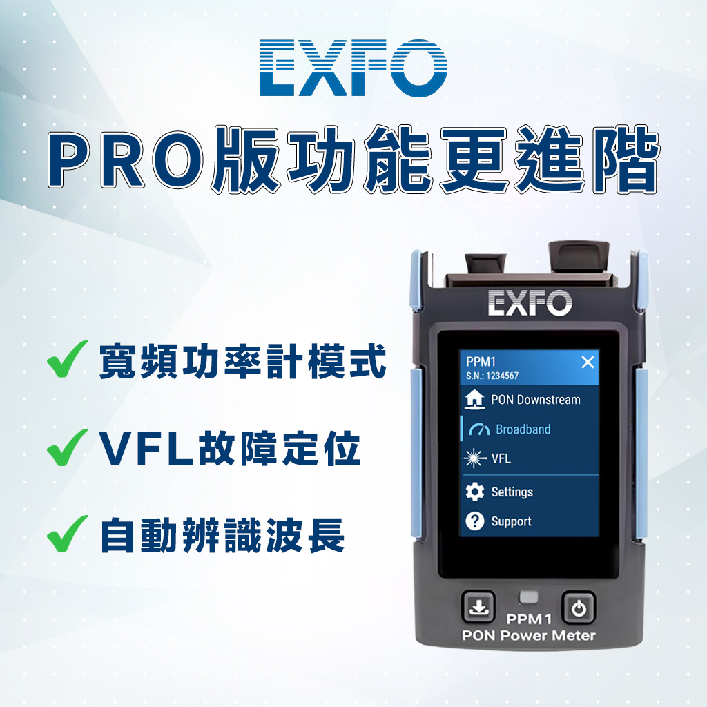 EXFO PPM1 PON 功率計:圖片 3